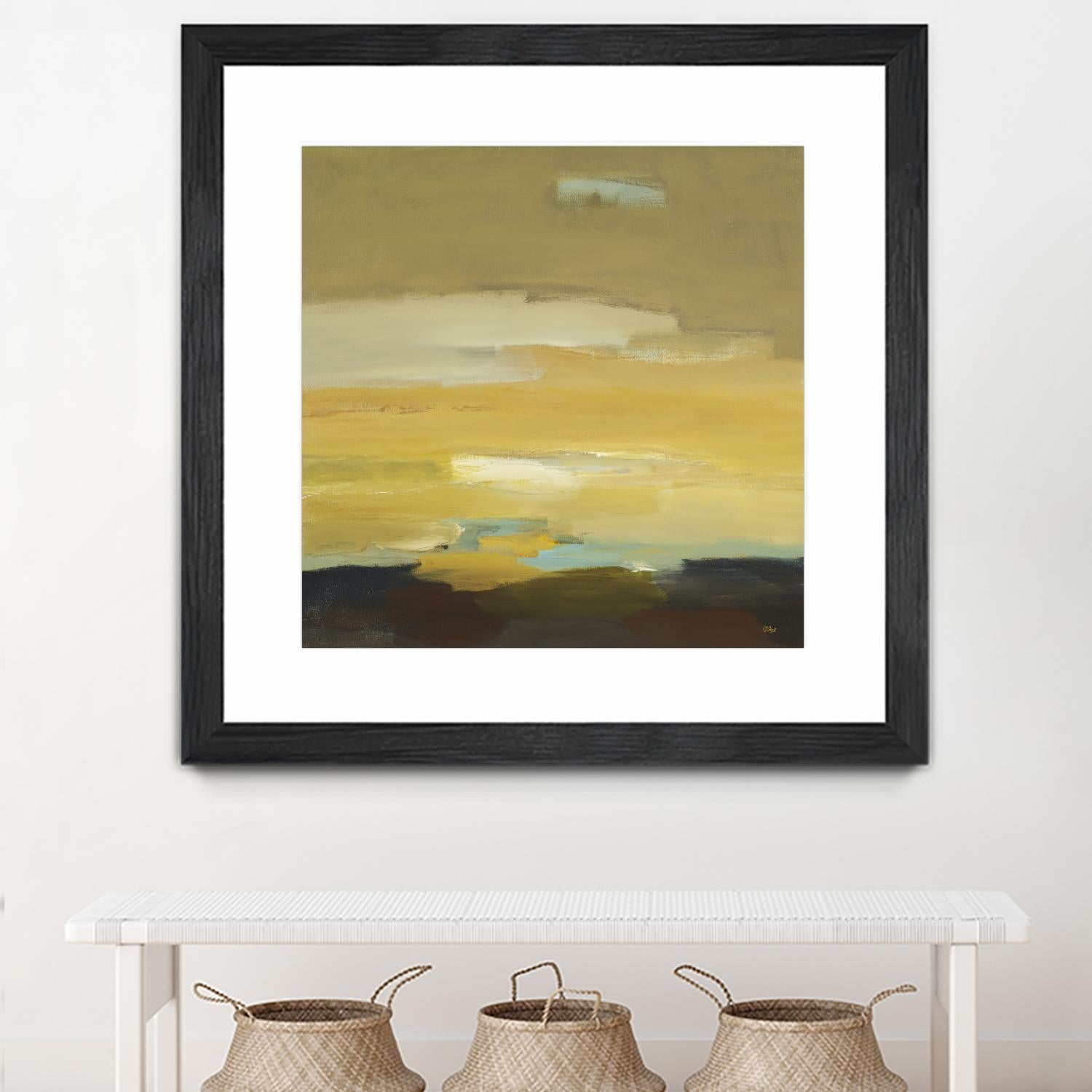 Contemporary Landscape II by Lisa Ridgers on GIANT ART - brown abstract