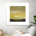 Contemporary Landscape II by Lisa Ridgers on GIANT ART - brown abstract