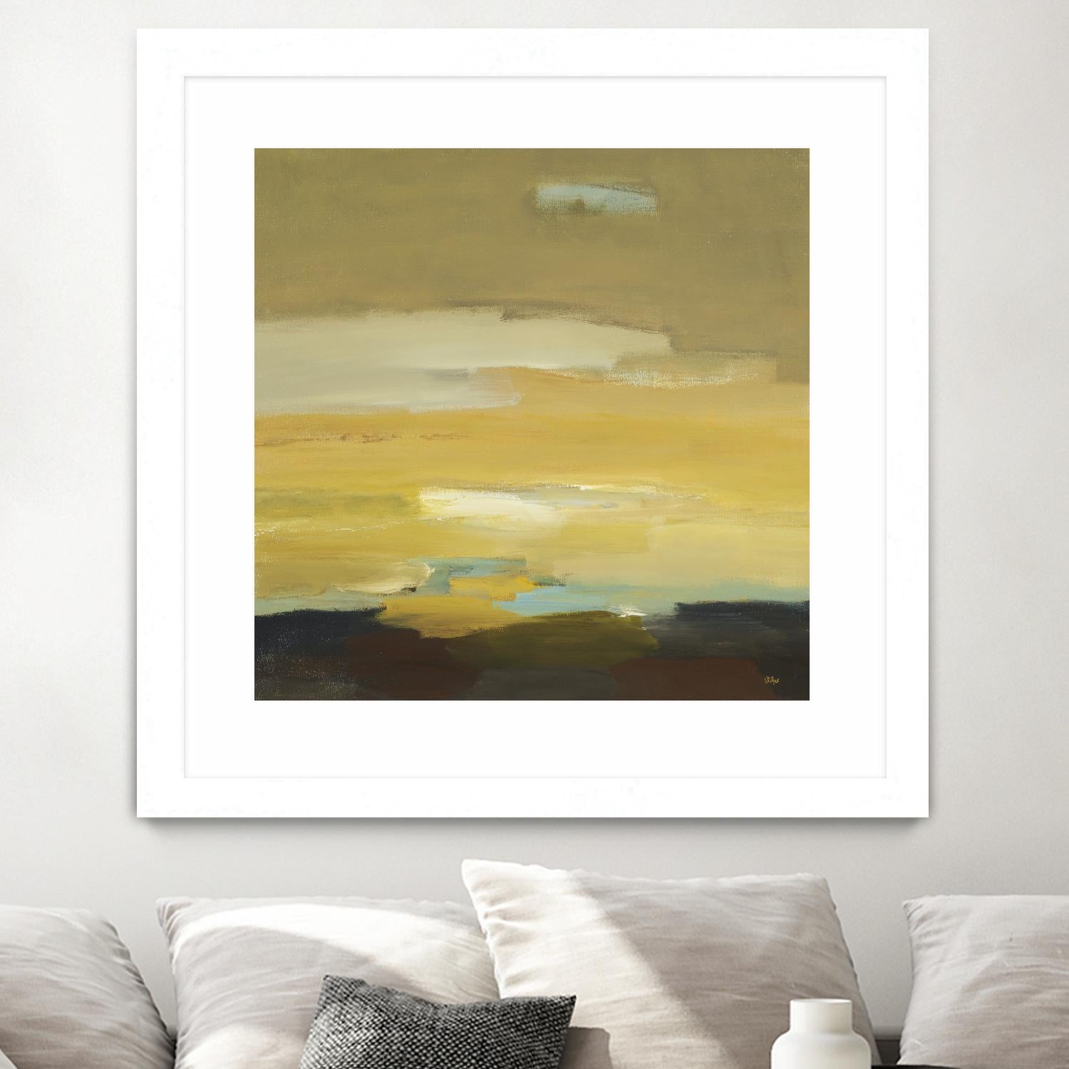 Contemporary Landscape II by Lisa Ridgers on GIANT ART - brown abstract