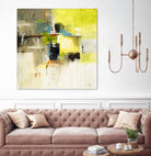 Get Aquainted III by Lisa Ridgers on GIANT ART - beige abstract