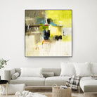 Get Aquainted III by Lisa Ridgers on GIANT ART - beige abstract