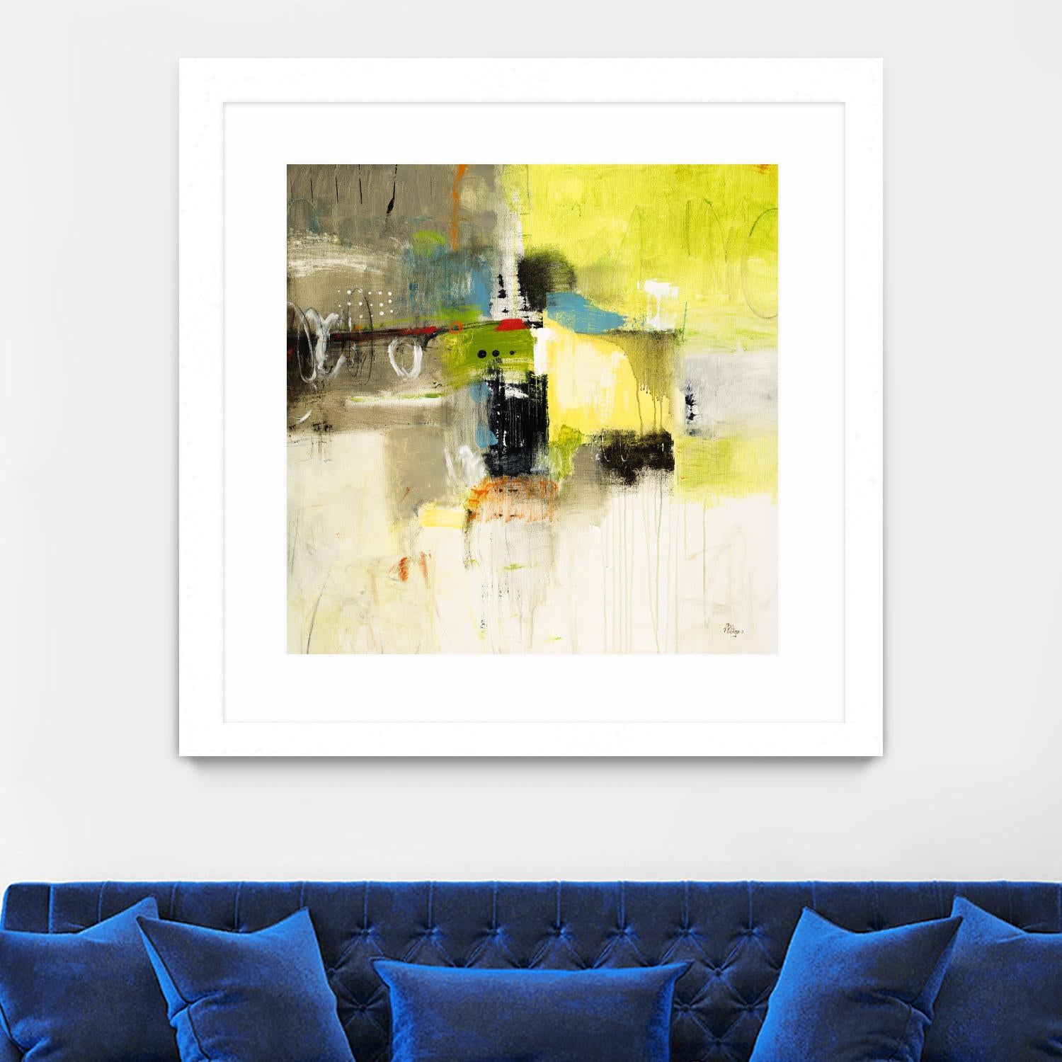 Get Aquainted III by Lisa Ridgers on GIANT ART - beige abstract