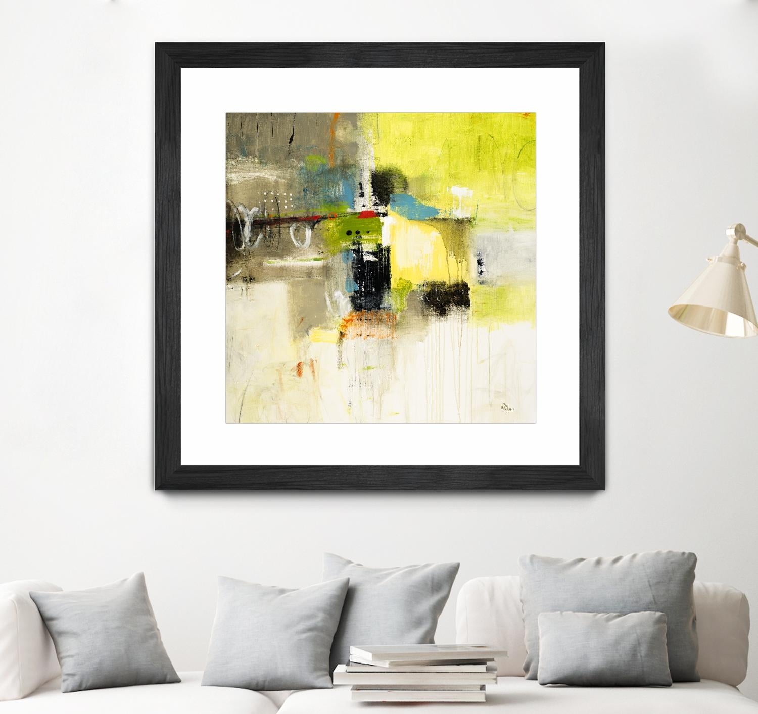 Get Aquainted III by Lisa Ridgers on GIANT ART - beige abstract