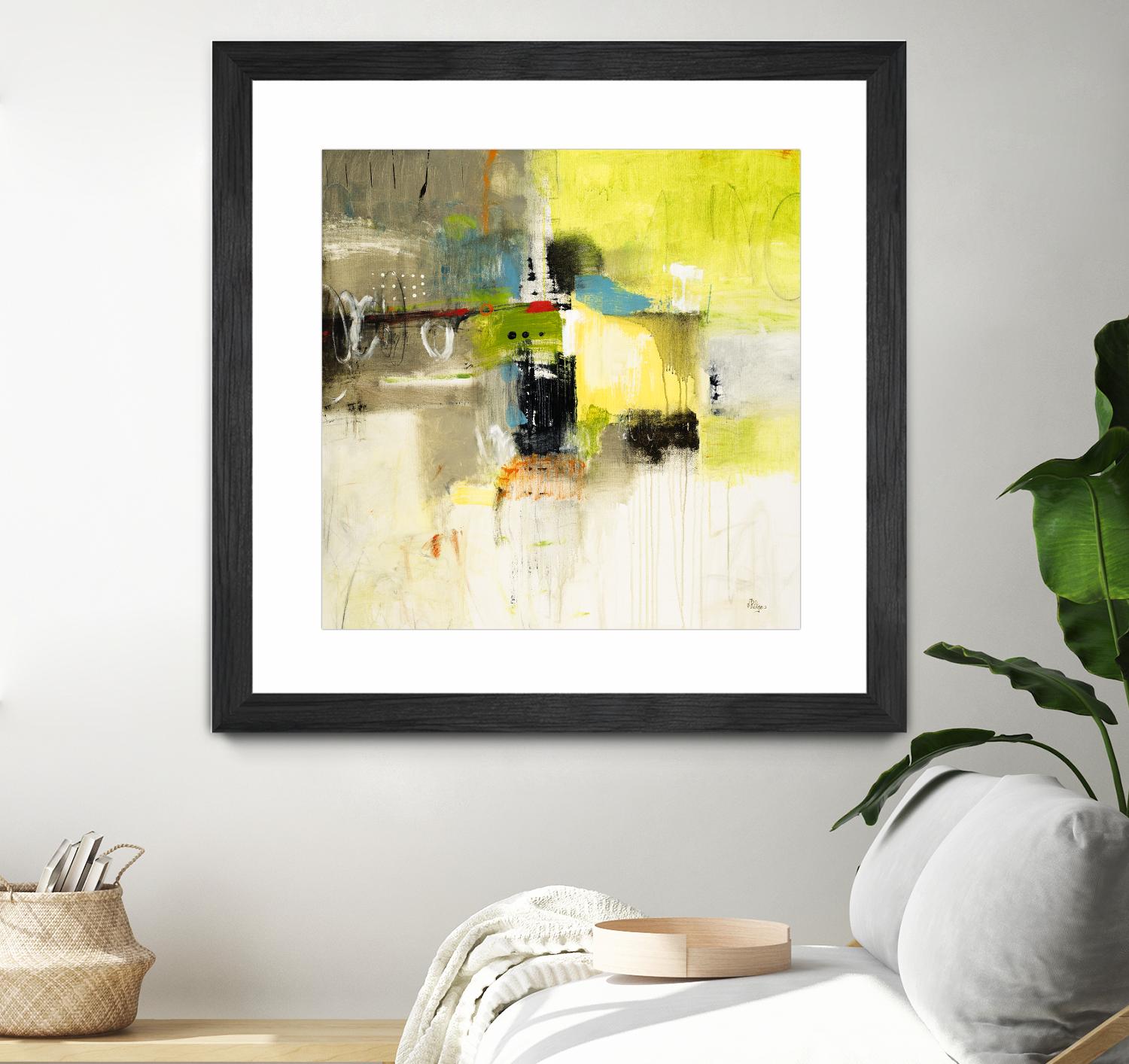 Get Aquainted III by Lisa Ridgers on GIANT ART - beige abstract