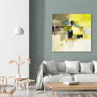 Get Aquainted III by Lisa Ridgers on GIANT ART - beige abstract