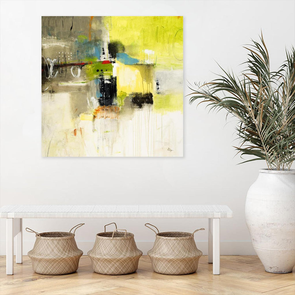 Get Aquainted III by Lisa Ridgers on GIANT ART - beige abstract