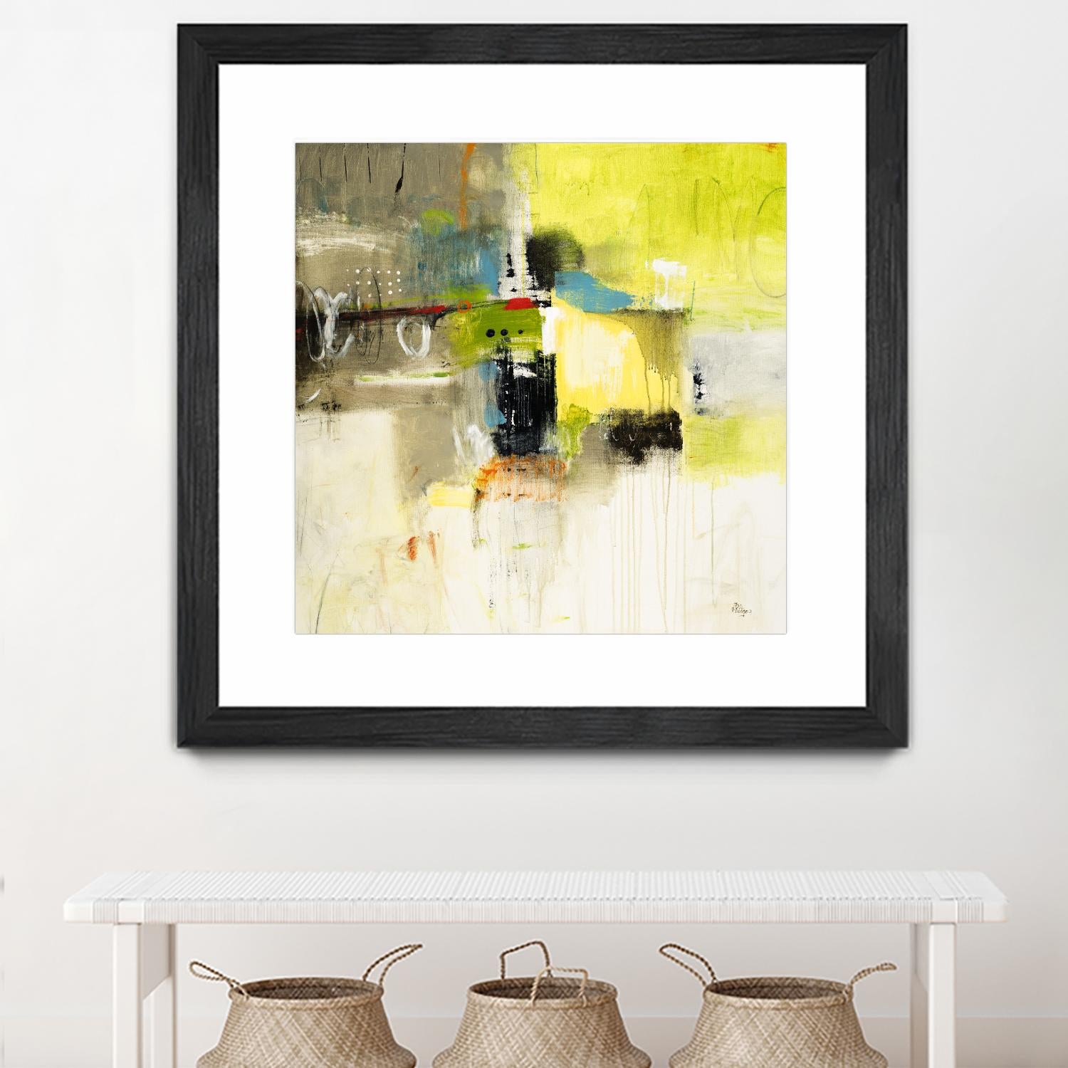 Get Aquainted III by Lisa Ridgers on GIANT ART - beige abstract