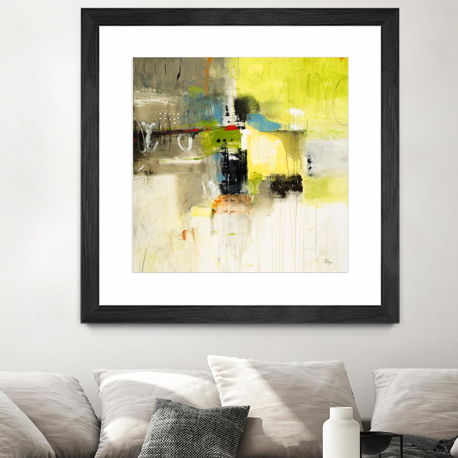 Get Aquainted III by Lisa Ridgers on GIANT ART - beige abstract