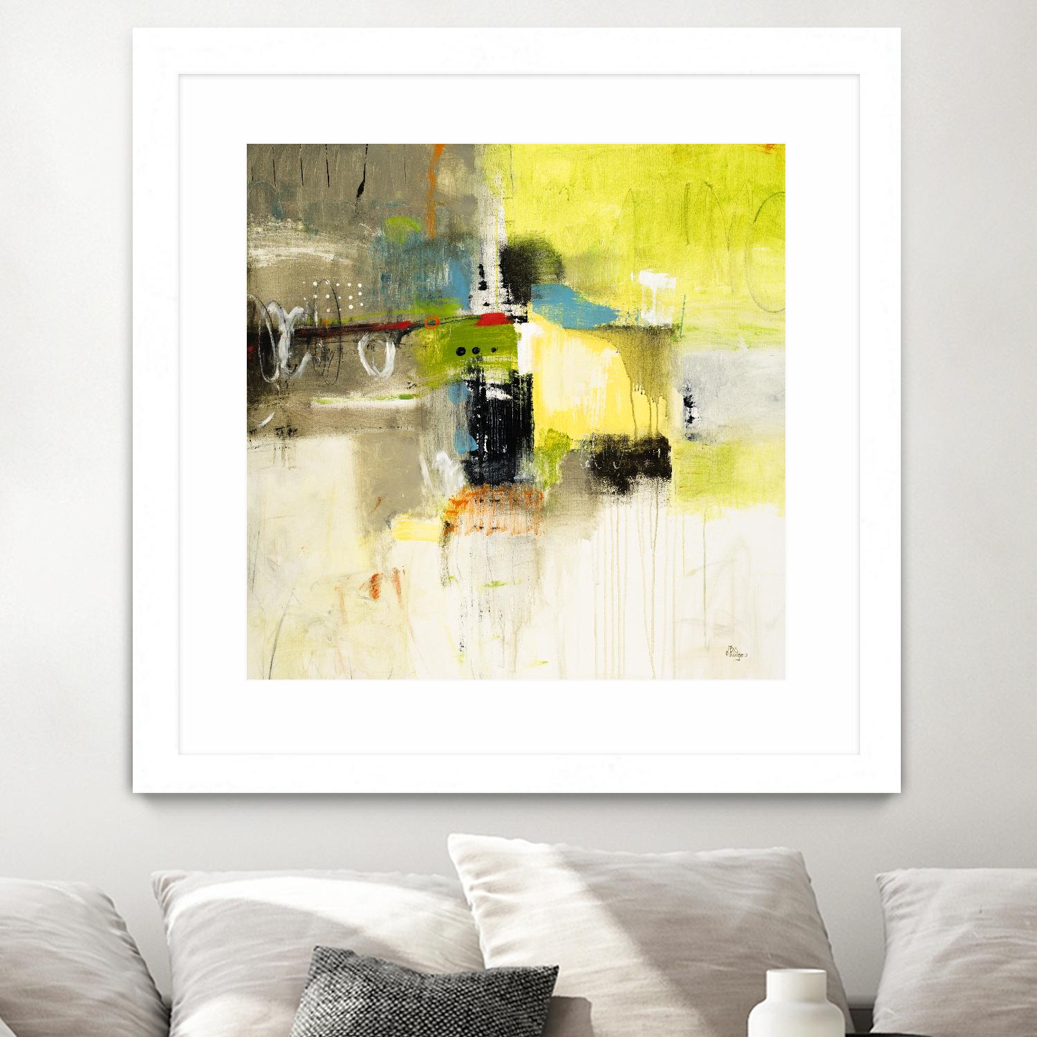 Get Aquainted III by Lisa Ridgers on GIANT ART - beige abstract