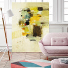 Get Aquainted I by Lisa Ridgers on GIANT ART - beige abstract