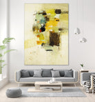 Get Aquainted I by Lisa Ridgers on GIANT ART - beige abstract