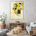 Get Aquainted I by Lisa Ridgers on GIANT ART - beige abstract