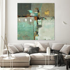 Crossroads II by Lisa Ridgers on GIANT ART - grey abstract