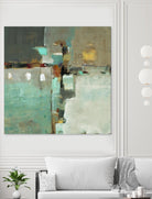 Crossroads II by Lisa Ridgers on GIANT ART - grey abstract