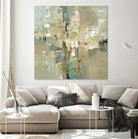 Meet in the Middle by Lisa Ridgers on GIANT ART - beige abstract