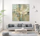 Meet in the Middle by Lisa Ridgers on GIANT ART - beige abstract