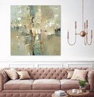 Meet in the Middle by Lisa Ridgers on GIANT ART - beige abstract