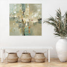 Meet in the Middle by Lisa Ridgers on GIANT ART - beige abstract