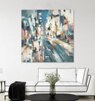City Beat by Lisa Ridgers on GIANT ART - pink contemporary