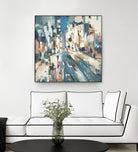 City Beat by Lisa Ridgers on GIANT ART - pink contemporary