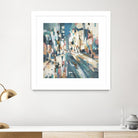 City Beat by Lisa Ridgers on GIANT ART - pink contemporary