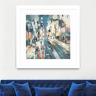 City Beat by Lisa Ridgers on GIANT ART - pink contemporary