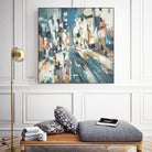 City Beat by Lisa Ridgers on GIANT ART - pink contemporary