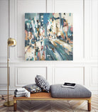 City Beat by Lisa Ridgers on GIANT ART - pink contemporary