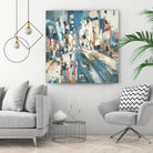 City Beat by Lisa Ridgers on GIANT ART - pink contemporary