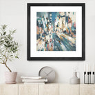 City Beat by Lisa Ridgers on GIANT ART - pink contemporary