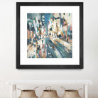 City Beat by Lisa Ridgers on GIANT ART - pink contemporary