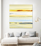 Beach Day by Lisa Ridgers on GIANT ART - blue abstract