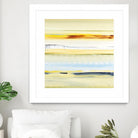 Beach Day by Lisa Ridgers on GIANT ART - blue abstract