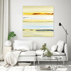 Beach Day by Lisa Ridgers on GIANT ART - blue abstract