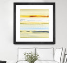 Beach Day by Lisa Ridgers on GIANT ART - blue abstract