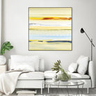 Beach Day by Lisa Ridgers on GIANT ART - blue abstract