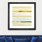 Beach Day by Lisa Ridgers on GIANT ART - blue abstract