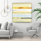 Beach Day by Lisa Ridgers on GIANT ART - blue abstract