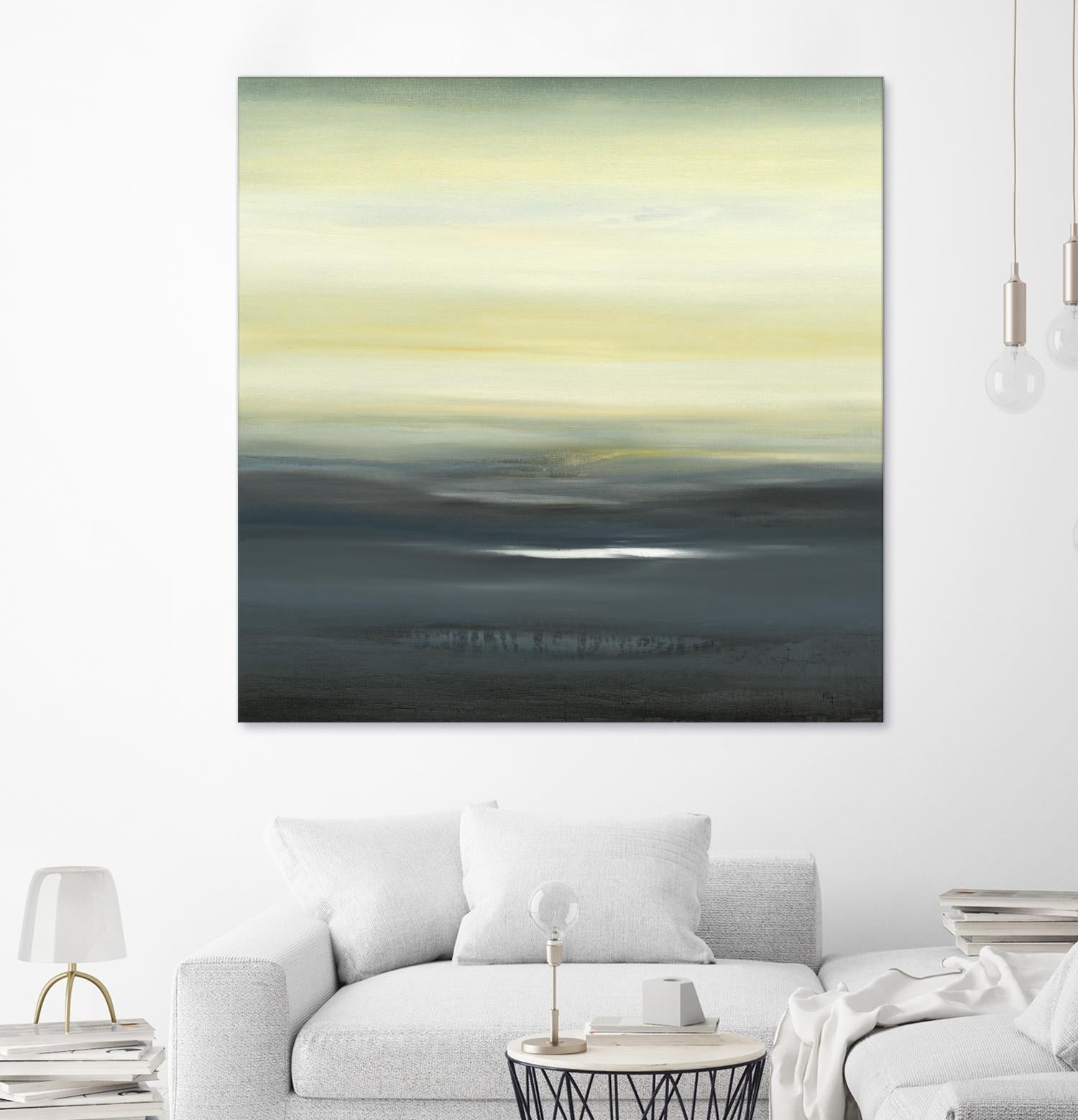 Land of Serenity II by Lisa Ridgers on GIANT ART - blue abstract