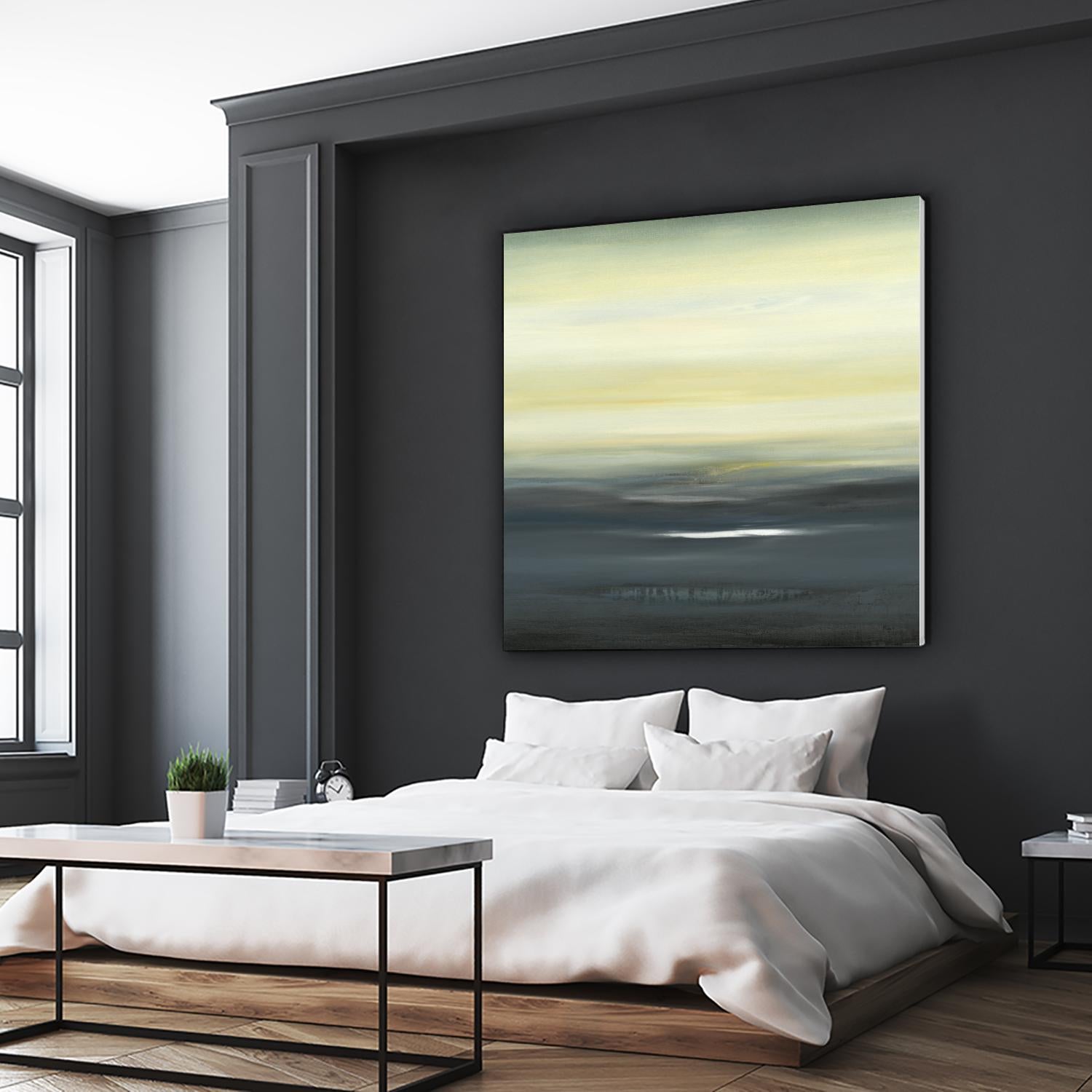 Land of Serenity II by Lisa Ridgers on GIANT ART - blue abstract