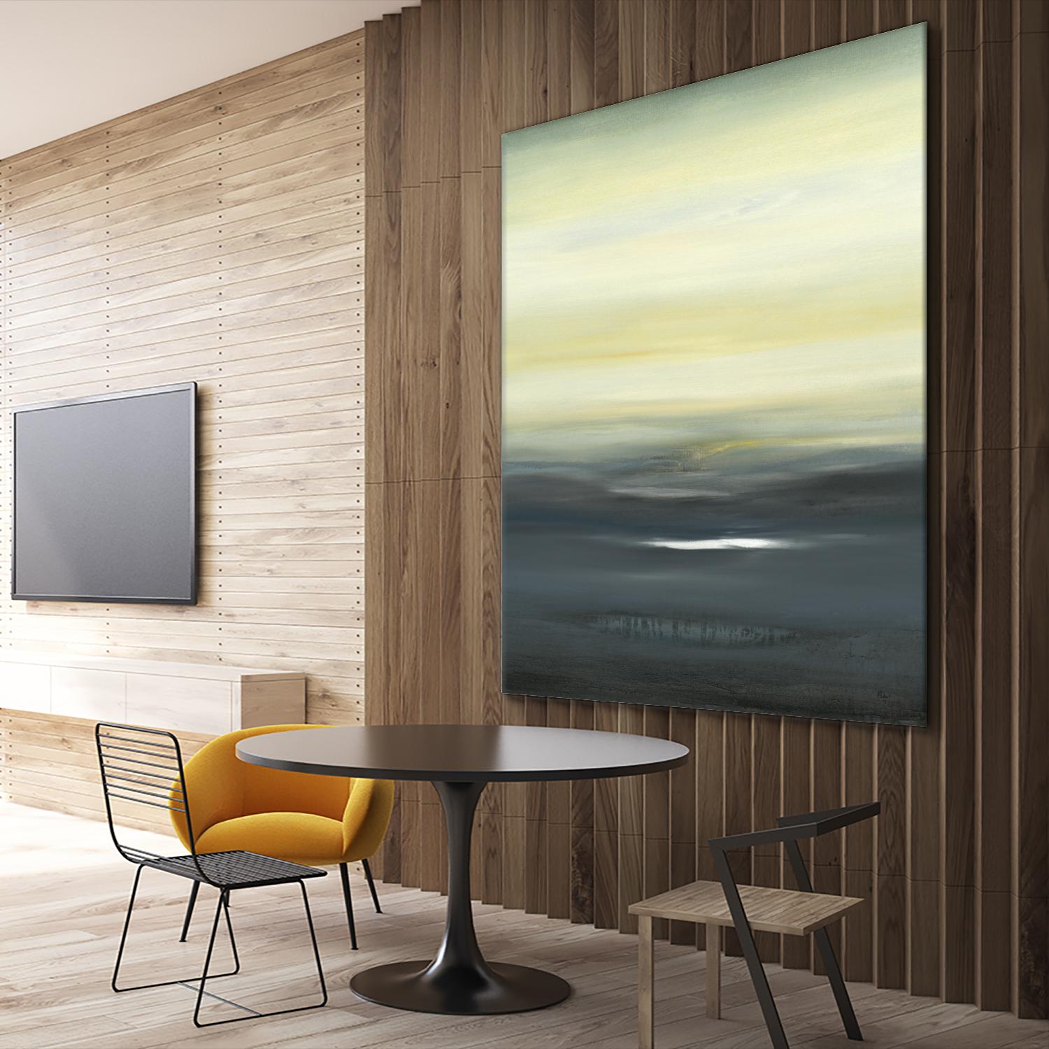 Land of Serenity II by Lisa Ridgers on GIANT ART - blue abstract