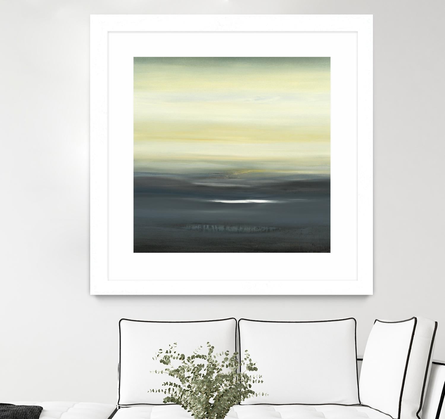 Land of Serenity II by Lisa Ridgers on GIANT ART - blue abstract