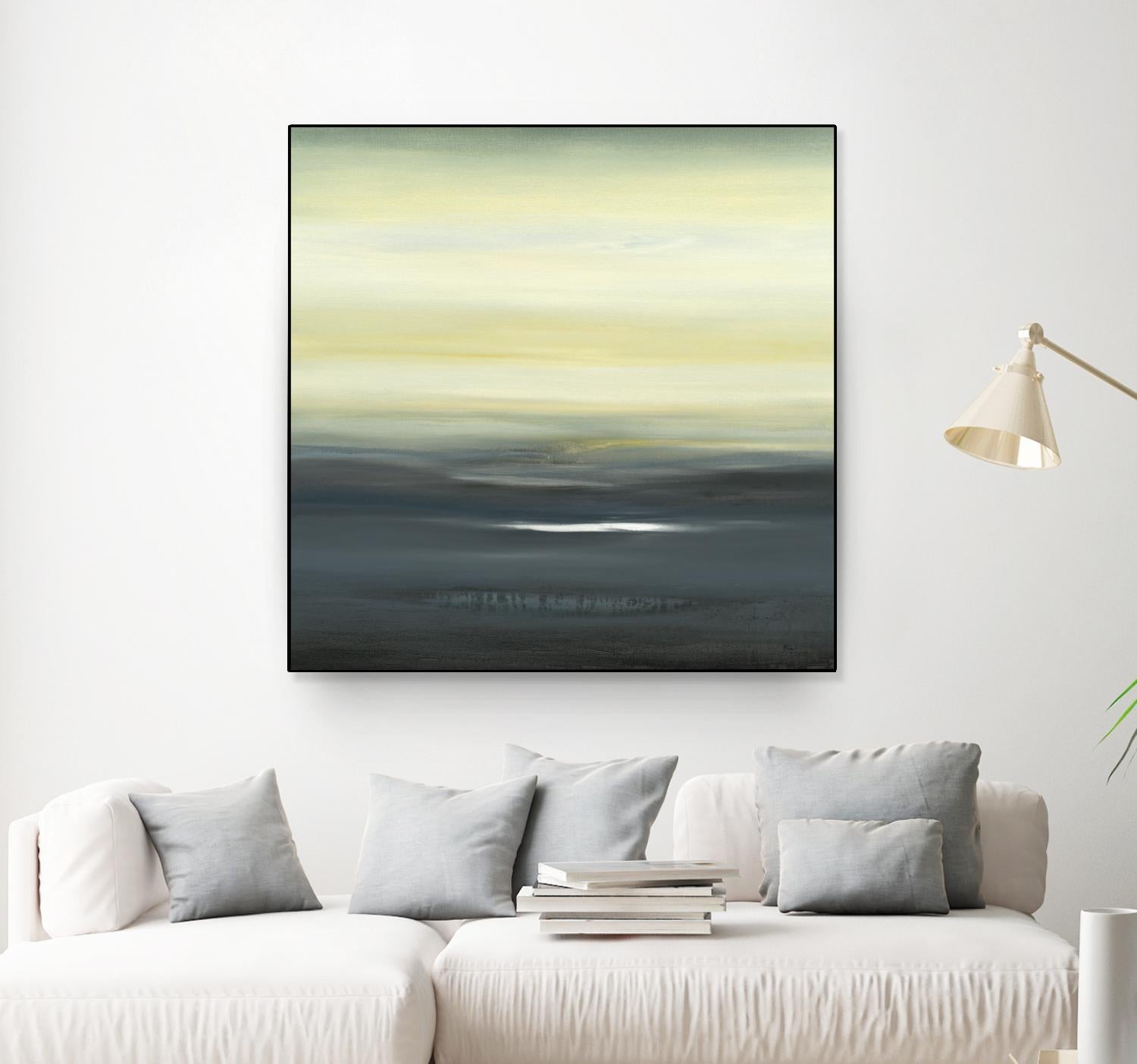 Land of Serenity II by Lisa Ridgers on GIANT ART - blue abstract