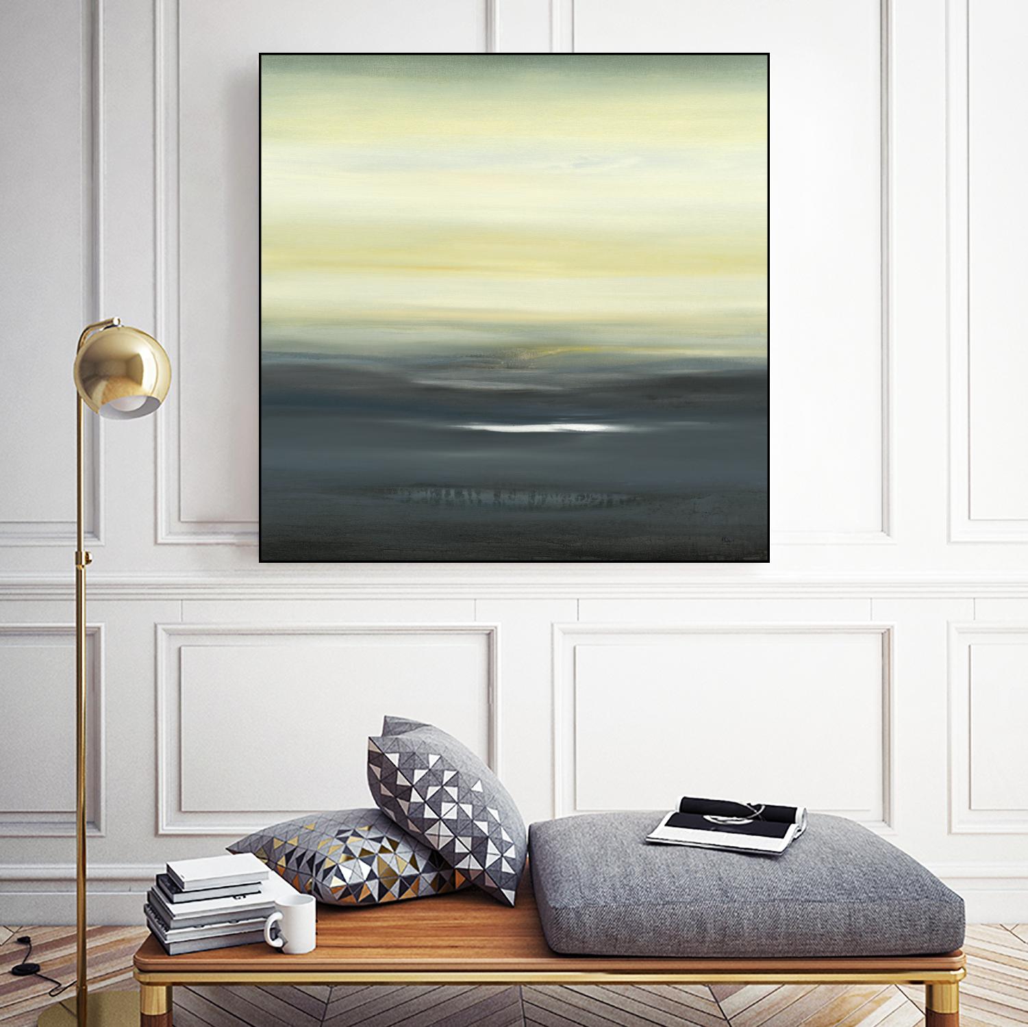 Land of Serenity II by Lisa Ridgers on GIANT ART - blue abstract