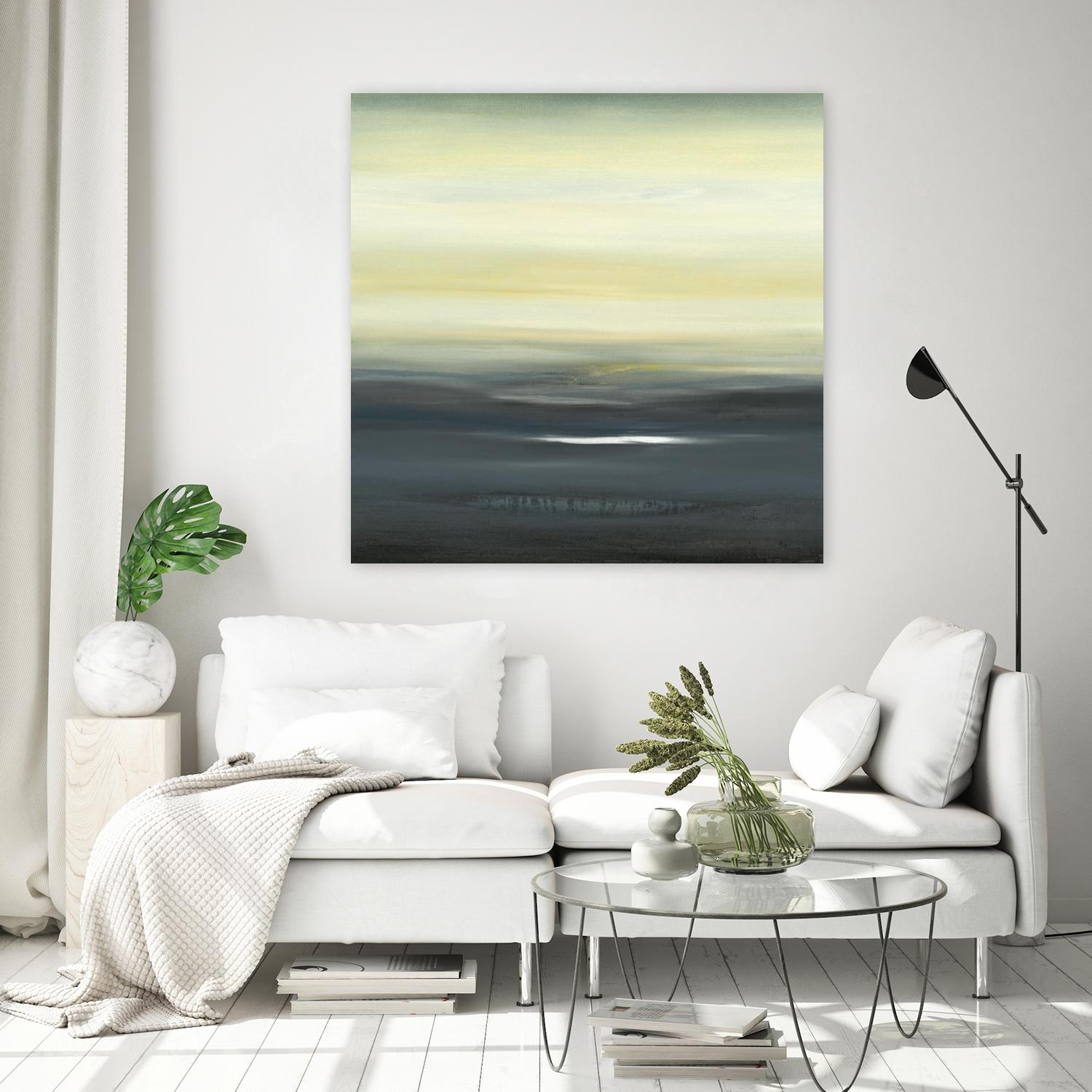 Land of Serenity II by Lisa Ridgers on GIANT ART - blue abstract