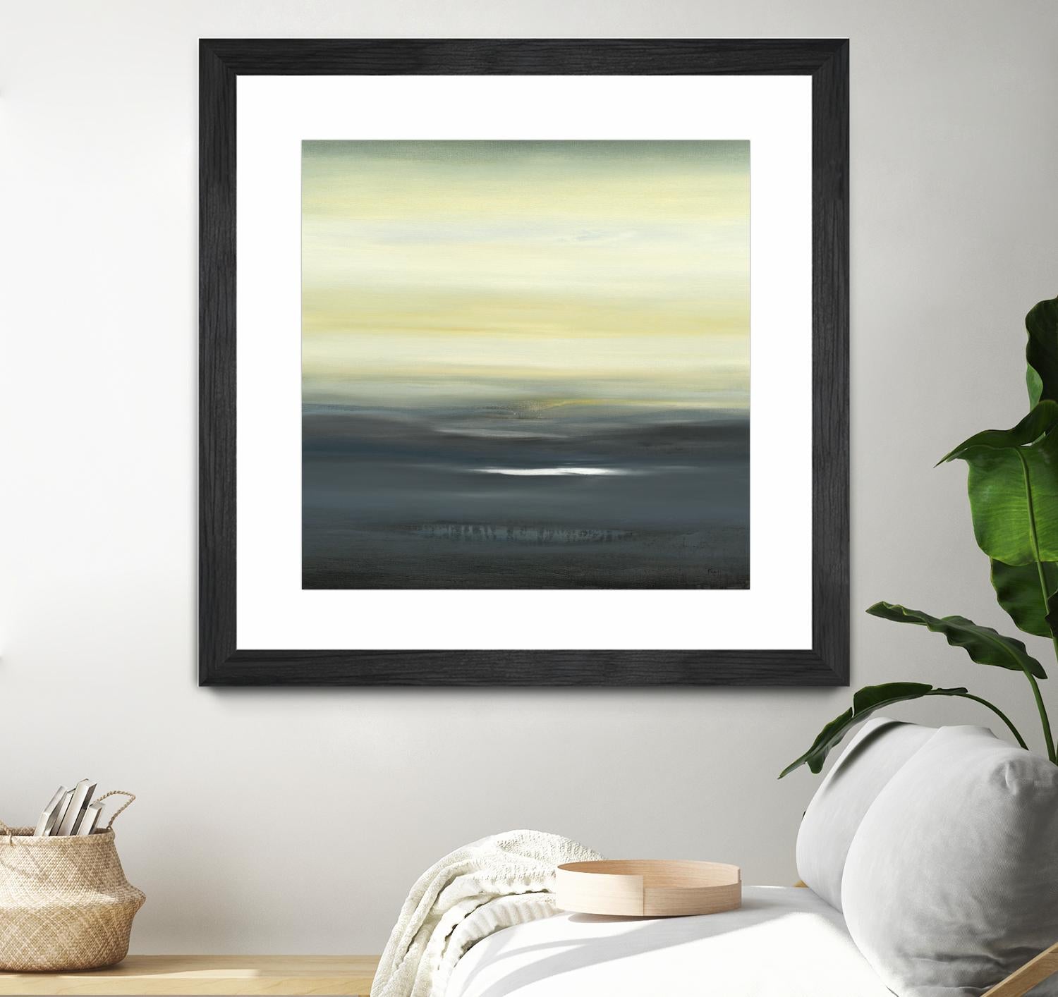 Land of Serenity II by Lisa Ridgers on GIANT ART - blue abstract