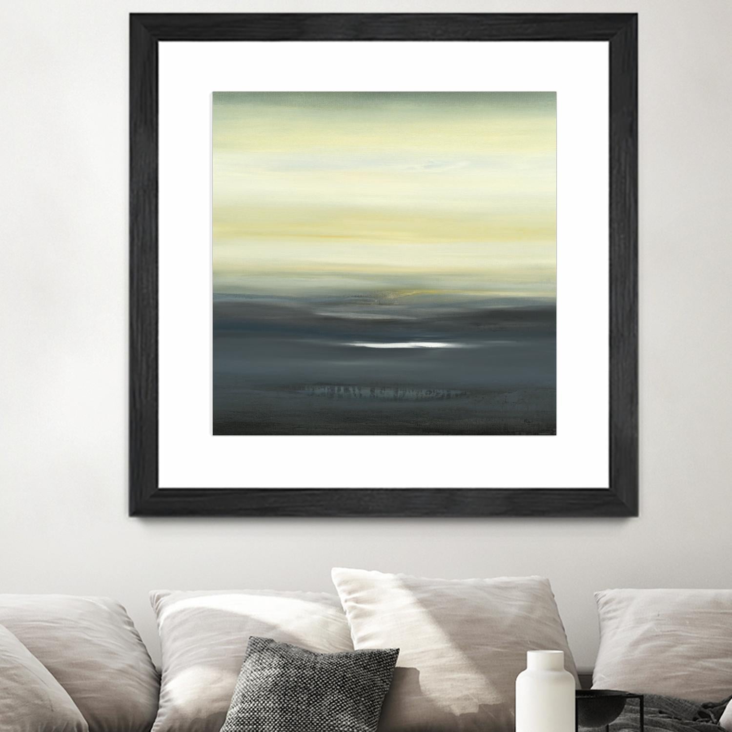 Land of Serenity II by Lisa Ridgers on GIANT ART - blue abstract