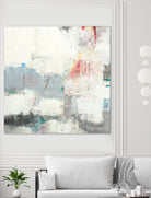 Clear Intentions by Lisa Ridgers on GIANT ART - beige abstract