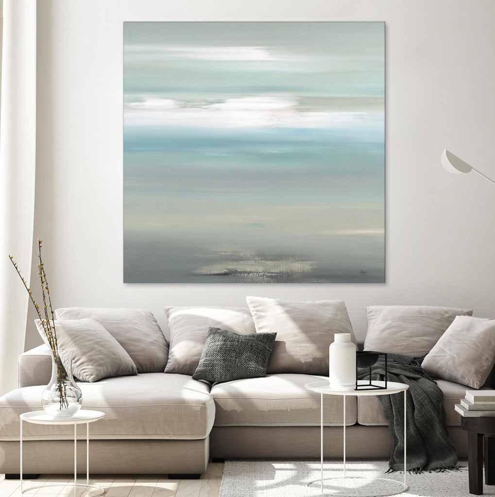 A Day By The Water by Lisa Ridgers on GIANT ART - grey abstract