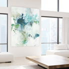 Splash II by Lisa Ridgers on GIANT ART - blue abstract